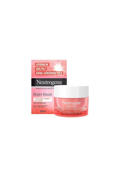 Bright Boost, Yaşlanma Karşıtı Jel Krem, 50ml