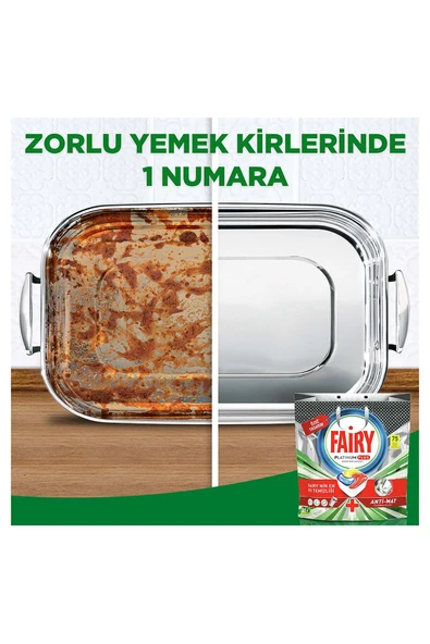 Fairy Platinum Plus 50 Yıkama Bulaşık Makinesi Deterjanı Tableti / Kapsülü X3 - 2