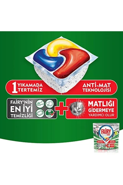 Platinum Plus 50 Yıkama Bulaşık Makinesi Deterjanı Kapsülü Hızlı Çözünme - 3
