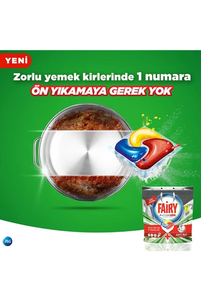 Fairy Platinum Plus 50 Yıkama Bulaşık Makinesi Deterjanı Tableti / Kapsülü X3 - 6