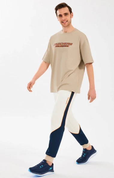 Skechers M Diagonal Lw Fleece Jogger Sweatpant S2510037 Erkek Eşofman Altı - Resim 2