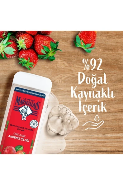 Duş Jeli Akdeniz Çileği 400 ml - 3