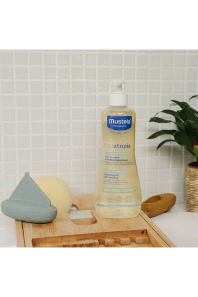 Mustela Stelatopia Huile Lavante Cleansing Oil 500 ml 2 Adet - 4