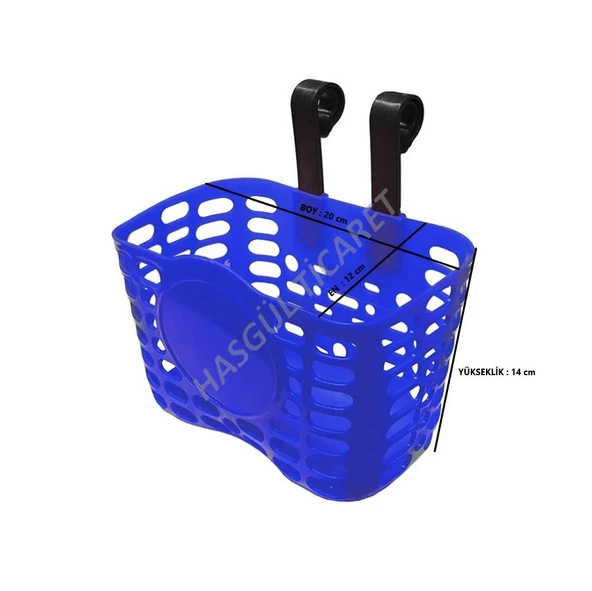 Hsgl Bisiklet Ön Sepet Plastik Askılı Model 16 - 20 jant - 7