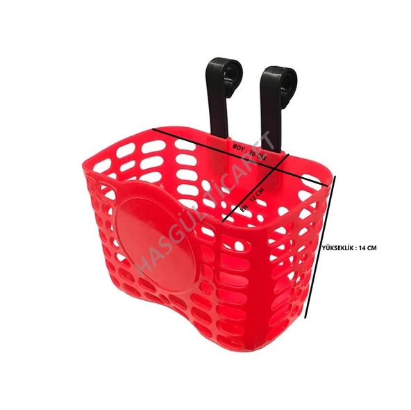 Hsgl Bisiklet Ön Sepet Plastik Askılı Model 16 - 20 jant - 6