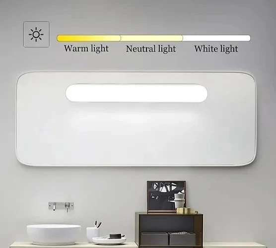 CATA CT-5249 6W martı USB şarjlı ledli aplik 3 Farklı renkli Lamba Kablosuz mıknatıslı mutfak dolap dokunmatik - 4