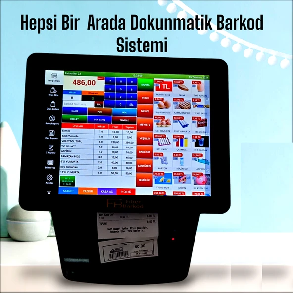 Hepsibir Arada Barkod Sistemi Full Paket / Android / Fiber Barkod - 6