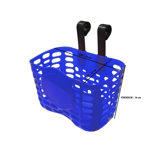 Hsgl Bisiklet Ön Sepet Plastik Askılı Model 16 - 20 jant - 7