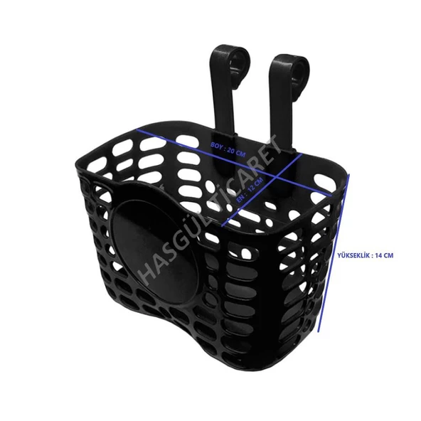 Hsgl Bisiklet Ön Sepet Plastik Askılı Model 16 - 20 jant - 8
