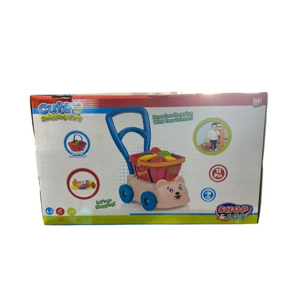 38 cm 12 Parça Sevimli Market Arabam 6483 - 2