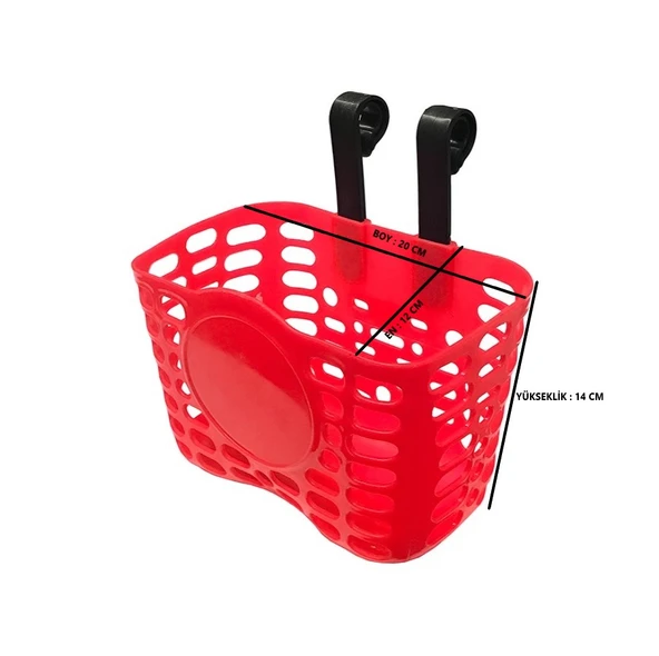 Hsgl Bisiklet Ön Sepet Plastik Askılı Model 16 - 20 jant - 6