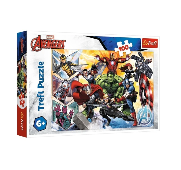 100 Parça Lisanslı Avengers Puzzle 4312