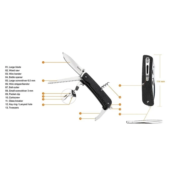 RUIKE LD32-B FONKSİYONEL ÇAKI - 2