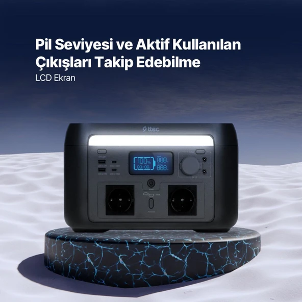 ttec PowerMax Pro 600W Taşınabilir Güç İstasyonu - 10