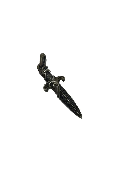 David Yurman Hançer Muskası 925 Ayar Gümüş Kolye Ucu 7 Gram - 2