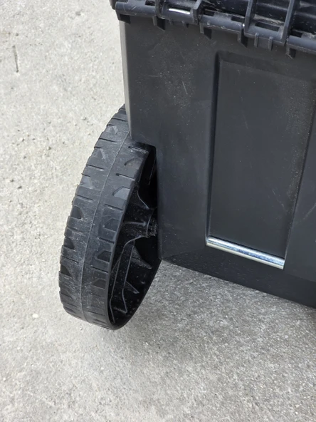 Dewalt TSTAK Ağır Hizmet Tipi Tekerlekli Derin Takım Çantası DW004 (Çıtır Darbeli) - Resim 7