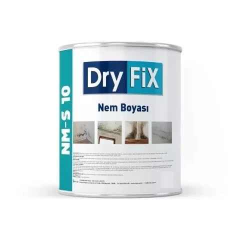 DryFix Nm-S10 Rutubet Nem Küf Engelleyici Boya 1 Kg Beyaz