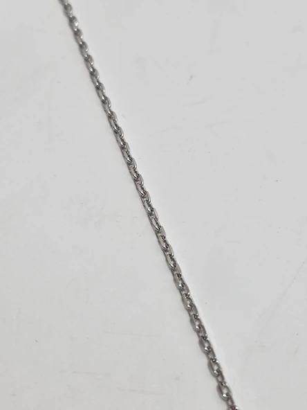 Zincir Motifli 925 Ayar Gümüş Kolye 2mm 6,80 Gram - 3