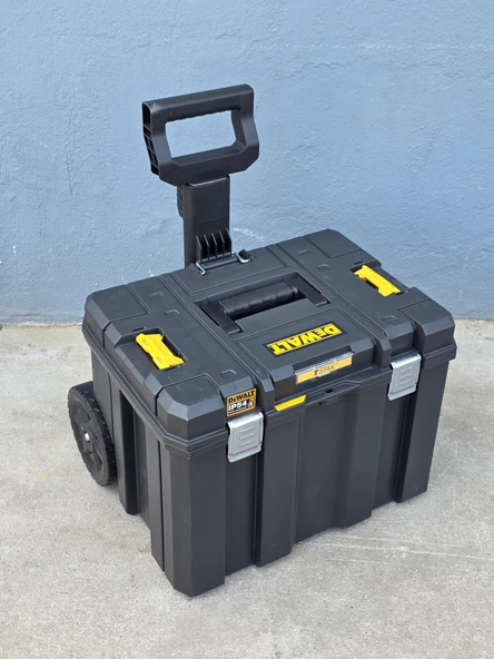 Dewalt TSTAK Ağır Hizmet Tipi Tekerlekli Derin Takım Çantası DW003 (Çıtır Darbeli) - 1