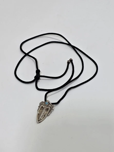 Taotie Desenli 925 Ayar Gümüş Kolye 11,45 Gram - 3
