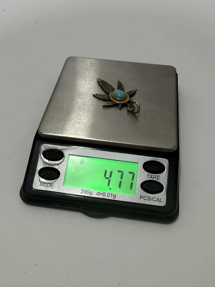 Goro's Takahashi Yaprak Motifli Gümüş Kolye Ucu 4,75 Gram - 5
