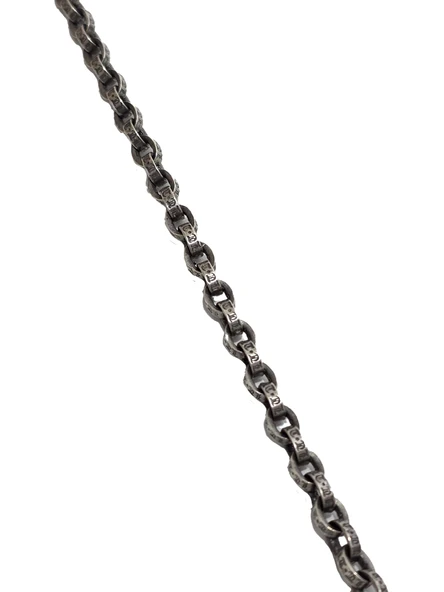 Zincir Motifli 925 Ayar Gümüş Kolye 4,5mm 46,35 Gram