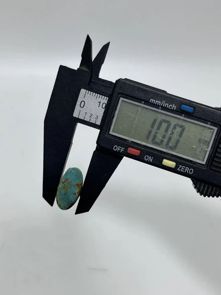 Okyanus Temalı Doğal Kabaşon Firuze Taşı 9 Karat - Turkuaz Taşı 1,80 Gram - 3