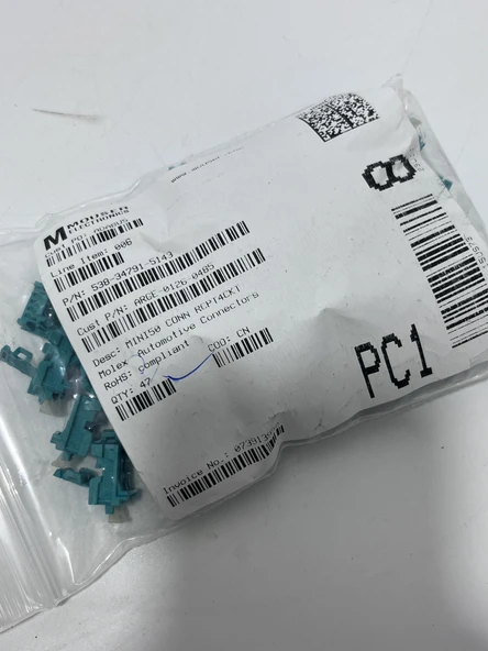 Molex 34791-5143 MINI50 CONN RCPT4CKT Otomotiv Konnektör 47 Adet - 2