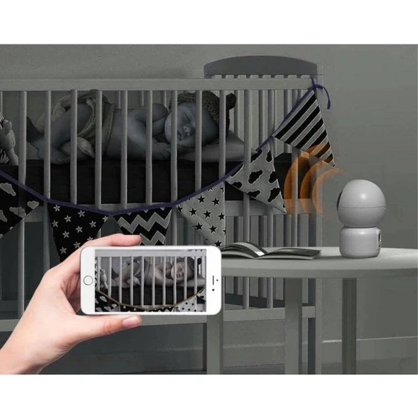CATA CT-4050 gece görüşlü akıllı 360° Dönebilen güvenlik IP Kamera Wifi Full HD 1080P Tuya Smart Life destekli - 5