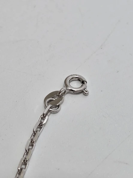 Zincir Motifli 925 Ayar Gümüş Kolye 2mm 6,80 Gram - 5
