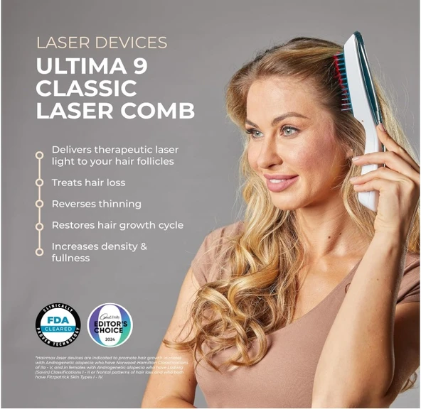 Hairmax Ultima 9 Classic LaserComb Lazer Saç Büyütme Cihazı - 2