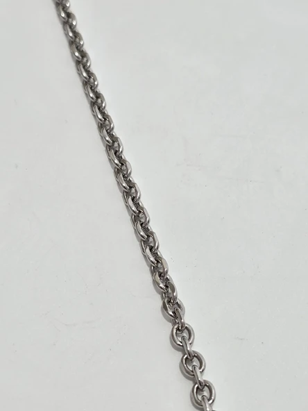 Zincir Motifli 925 Ayar Gümüş Kolye 4,5mm 14,25 Gram - 2