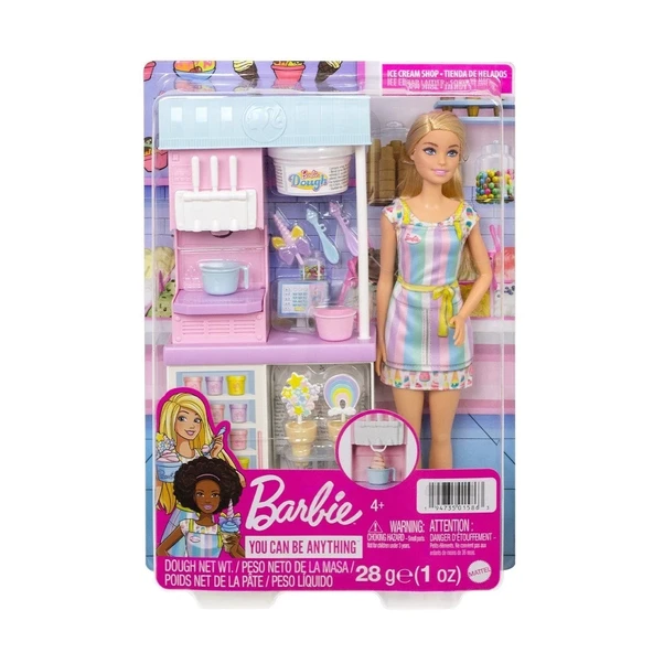 Hcn46 Barbie Dondurma Dükkanı Oyun Seti, Barbie Ben Büyüyünce