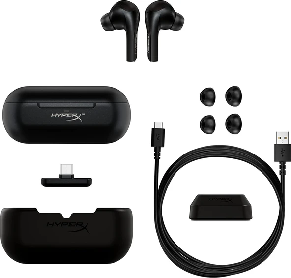 HyperX Cloud Mix Buds (Bluetooth + PC 2.4GHz) TW Kulaklık - 4