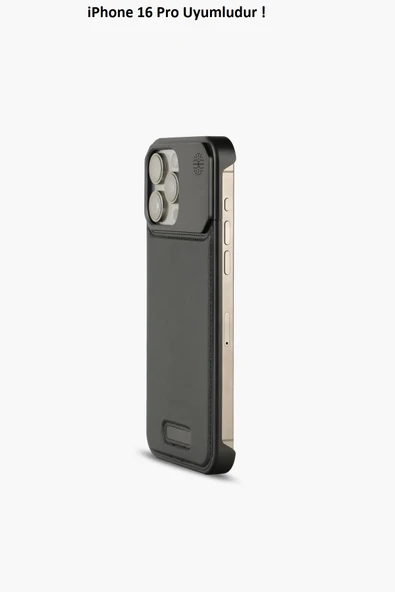 iPhone 16 Pro Parfümlü Koku Hazneli MagSafe Uyumlu Deri Kılıf - 12
