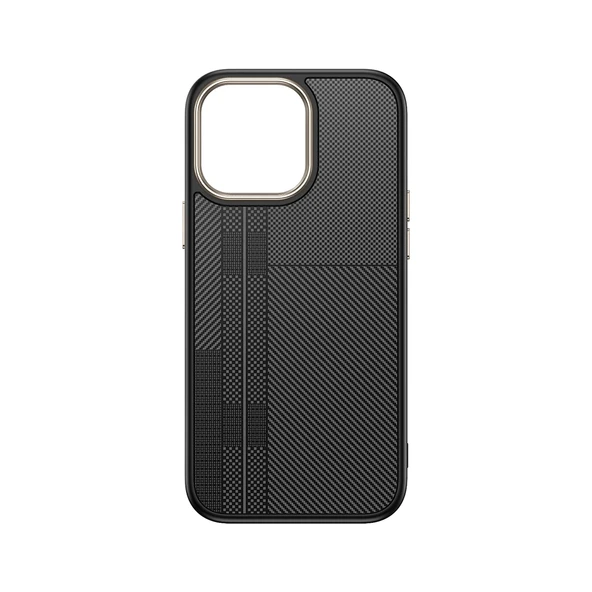 Apple iPhone 14 Pro Max Kılıf M-safe Şarj Özellikli Karbon Fiber Görünümlü Zore Antina Kapak - 5