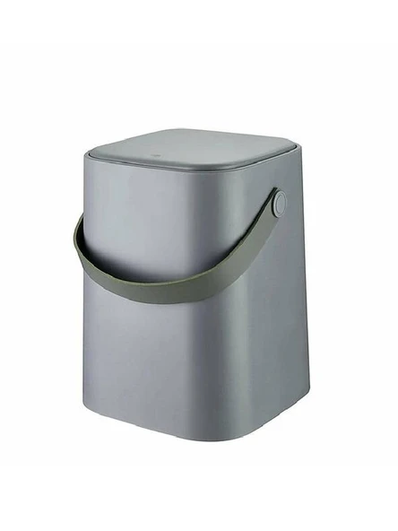 Tuffex Çöp Kovası Sihirli 8Lt Büyük Antrasit TP693-16 - 1