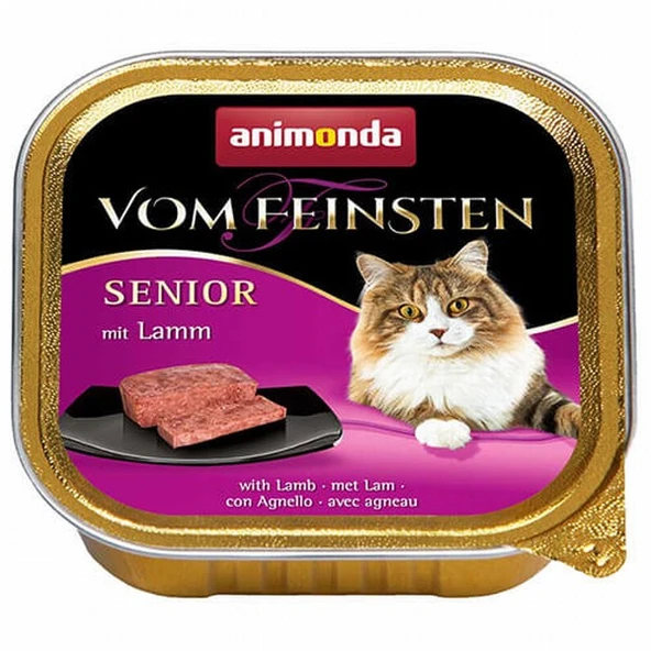 Animonda Vom Feinsten Senior Kuzu Etli Yaşlı Kedi Konservesi 100 Gr
