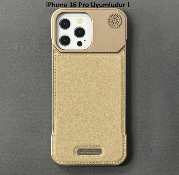 iPhone 16 Pro Parfümlü Koku Hazneli MagSafe Uyumlu Deri Kılıf - 4