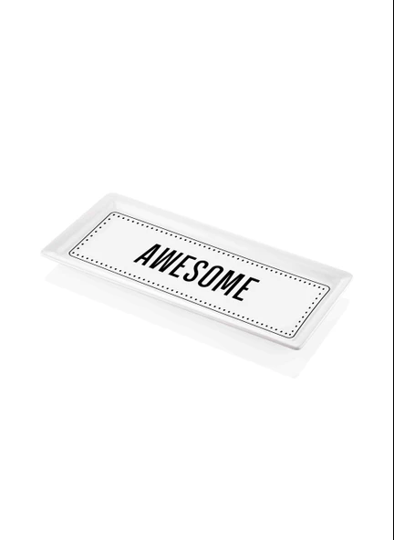 The Mia Dikdörtgen Servis Awesome  - 35 x 16 Cm - Resim 2
