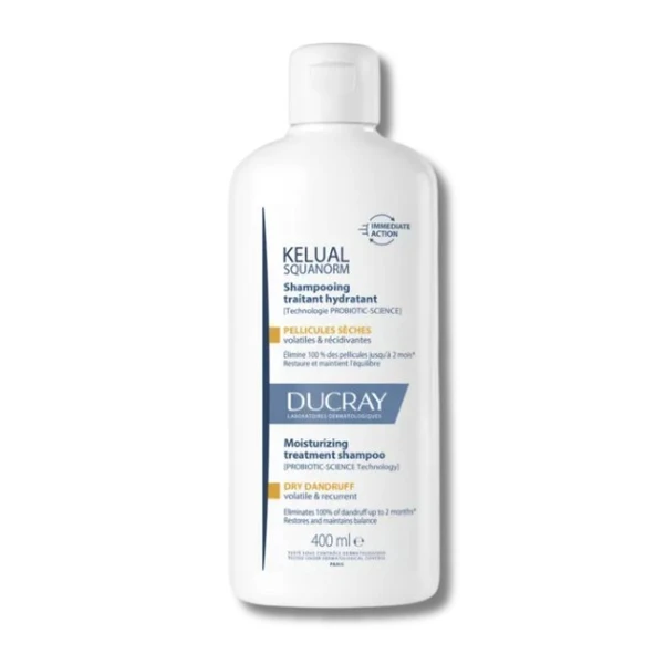 Ducray Kelual Squanorm Kuru Saçlar İçin Kepek Karşıtı Şampuan 400 ml
