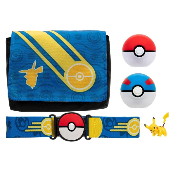 Pokemon Clip 'N' Go Bandolier Büyük Set Pikachu