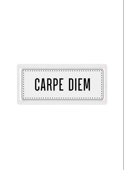 The Mia Dikdörtgen Servis Carpe Diem - 35 x 16 Cm ürün görseli 1