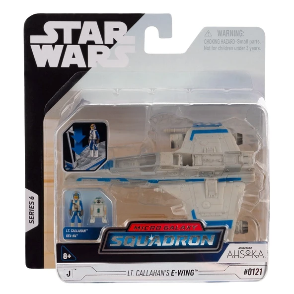 Star Wars Micro Galaxy Squadron Araç ve Mikro Figür Set #0121 LT. Callahan's E-Wing - 5