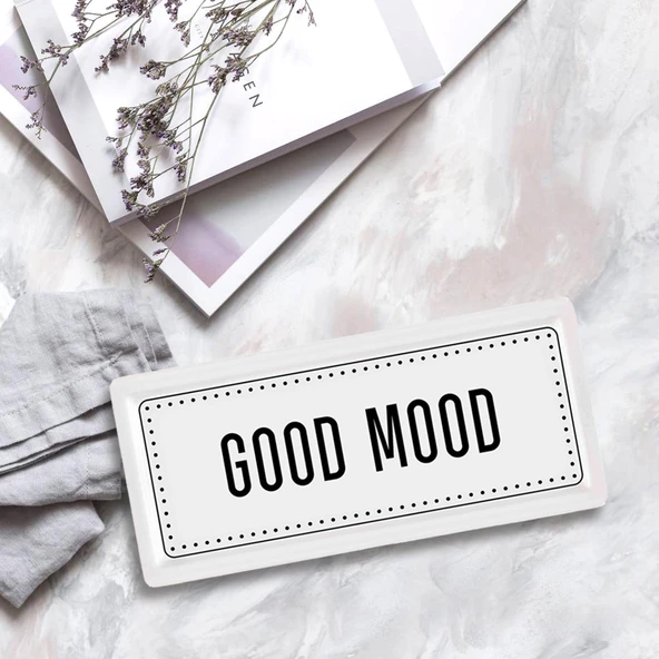 The Mia Dikdörtgen Servis Good Mood - 35 x 16 Cm - 3