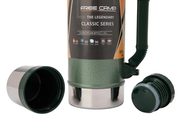 FreeCamp Marvel Termos 1.25 Litre-YEŞİL - Resim 4