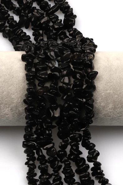 Siyah Obsidyen Doğal Taş Kırıktaş Dizi ürün görseli