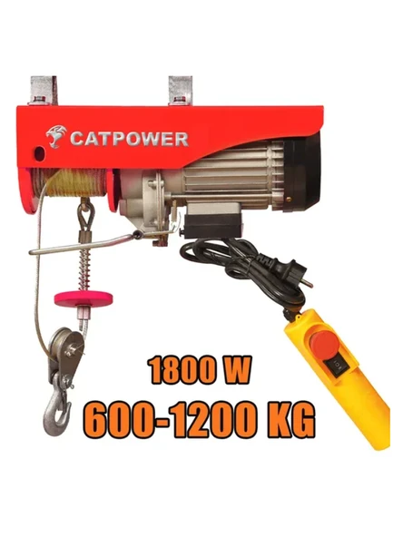 Catpower 7751 Elektrikli Vinç 600-1200 Kg 1800W