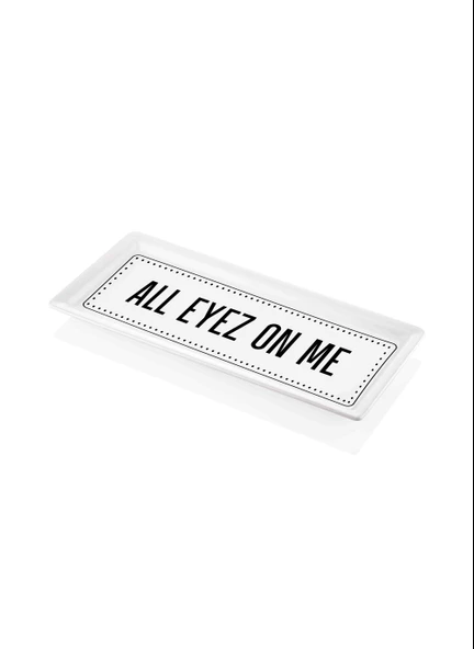 The Mia Dikdörtgen Servis All Eyez On Me - 35 x 16 Cm - Resim 2