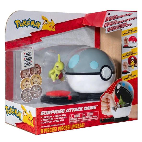 Pokemon Sürpriz Atak Oyun Seti Larvitar & Heavy Ball - 5
